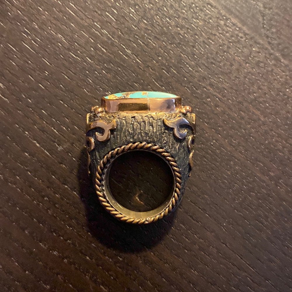 Bora, Turquoise Ring, Size 7